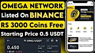 Omega Network Online Earning || Free Online Earning App || How To Earn 10$ Free Daily ||