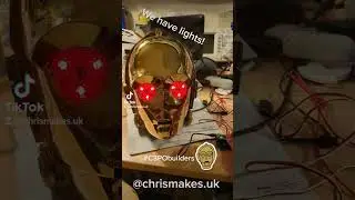 ChrisMakes: C-3PO Light kit!