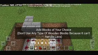 How to Create a Lava River Draw Bridge in Minecraft (Tutorial)
