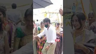 Yuvarajkumar in Marriage Function Simplicity at temple #yuvarajkumar #puneethrajkumar #sandalwood