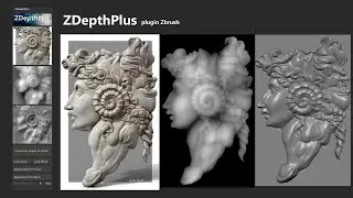 ZDepth Plus plugin for ZBrush Tutorial 4