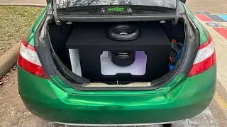 Установлен кастомный бокс Sundown Xv4 12&rdquo;!