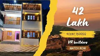 4Cent 1520sqft 3BHak 🏕️🥰 മെയിൻ റോഡിൽ | VR BUILDERS | #home #villa house for sale #trending #house