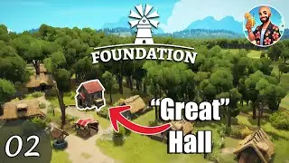 Teeny Tiny Manor House😄 | Foundation Ep.2 | Medieval City Building