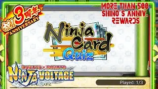 HOW TO PLAY 3RD ANNIVERSARY NEW GAMES IN NARUTO X BORUTO NINJA VOLTAGE