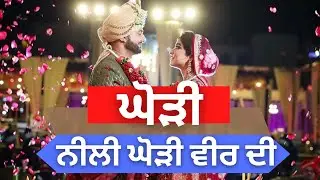 ਨੀਲੀ ਜਿਹੀ ਘੋੜੀ ਵੀਰ ਦੀ || Neeli Jehi Ghodi Veer Di || #folksong #ghori #suhaag #punjabilokgeet
