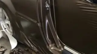 BMW E46 M3 color change vinyl wrap with door jams
