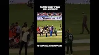 No handshake between captain at toss #asiacup #indiavspakistan #indvspak #pakistan #india