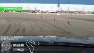 SCCA #8 run # 4 autox4u.com meadowlands autocross corvette