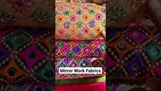 Mirror work georggete fabric #katramarket #shorts #ytshorts #viralshorts #viral #trending #short
