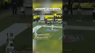 Predicting AFC North records #nfl #afceast #afcnorth #browns #steelers #bengals #ravens #sports