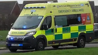 *ELECTRIC AMBULANCES* North East Ambulance Service Fiat ducato (DCA) responding 