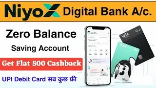 Niyo idfc first bank zero balance account How  to Open Niyox Account,500 Cashback On Niyo Account