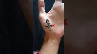 Temporary tattoo pen 🔴🔴 #shorts #youtubeshorts #art #tattoo #trending