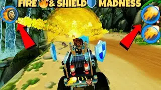 Shield + Fireball Combo  They Couldn&rsquo;t Touch Me! 😎  Beach Buggy Racing 2