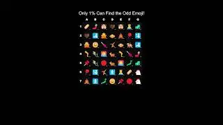 Only 1% Can Find the Odd Emoji! 🧐 | live Game Play |1001