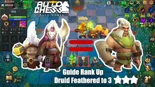 Auto Chess Mobile - Guide Rank Up Druid Feathered 3 Star With Wizard - Without Razorclaw