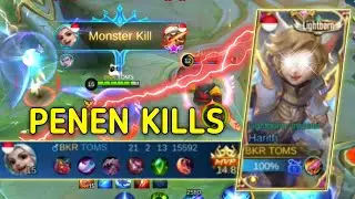 BUILD HARITH TERSAKIT 2021 KDA 21 - 2 - 13 AUTO PANEN KILLS BOS