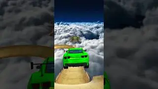 Mega Ramp Police Car Stunts Racing - Muscle Car Impossible Simulator 3D - Android GamePlay....