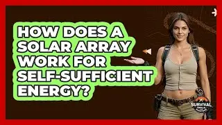 How Does A Solar Array Work For Self-sufficient Energy? - Survival Skills for Everyone