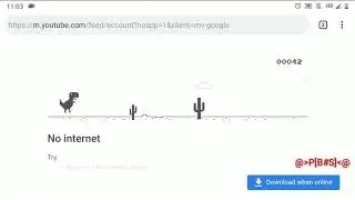 Google Chrome - Running Game
