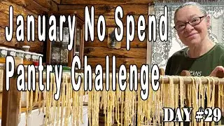 Easy Homemade Pasta - January No Spend Pantry Challenge Day 29