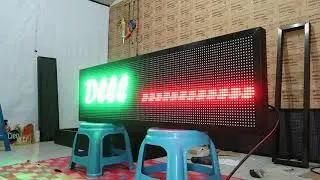 Running Text Full Color 40x140Cm Wifi (Mini Videotron)