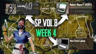 Mission Story Survivor Pass Vol 8 Week 4 (Controller,Hunter Report AKINTA,Laptop)