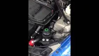 NHBM SQ bov MIT blow off valve on a BMW E90 335i