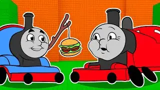 Thomas Play FAT AND SKINNY OBBY in Roblox!