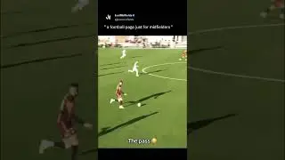 Rate this pass 🥶#football #footballskills #passing #midfielder #skills #shorts #fyp