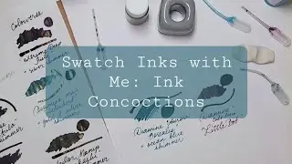 Swatch Inks with Me: Ink Concoctions (Pennonia Shimmer Additives)