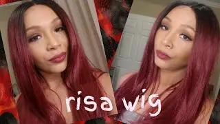 Outre Synthetic Swiss X Lace Front Wig Risa
