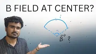 Magnetic Field at the Center of a Circular Arc - Quick Class 12 Derivation 🔥