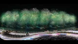 Jeddah Corniche Circuit fireworks - national day 2023