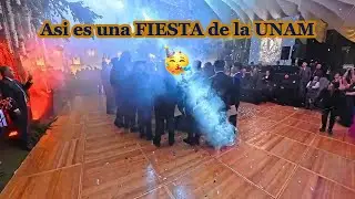 Asi es una FIESTA de GRADUACIÓN de la UNAM