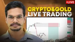 LIVE Crypto Trading | BTC & Gold | Real Trades