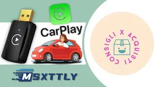 D&igrave; Addio ai Cavi: MSXTTLY CarPlay Wireless Stick per un'Esperienza Senza Limitazioni #amazon