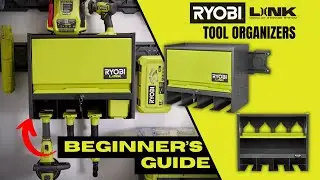 How to Install the RYOBI LINK Lockable & Open Tool Organizers
