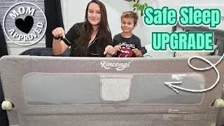 Independence Without Risk | Toddler Bed Rail That Swings Down Easy