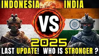 Indonesia 🇮🇩 vs 🇮🇳 India Military Power Comparison 2025 | Who Is Stronger in 2025 ? 🇮🇩⚔️🇮🇳