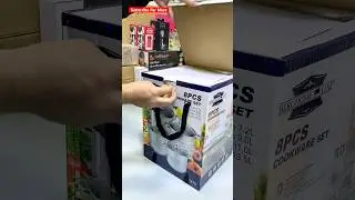 COOKWARE SET |8 Peaces|Berghome Line| ##unboxing #short #amazon #temu #dmart #kitchenware #cookwares