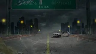Animated matte painting