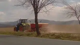 🌱Set&iacute;🌱travn&iacute; směsky🌱2021🌱Claas axion 830 #3