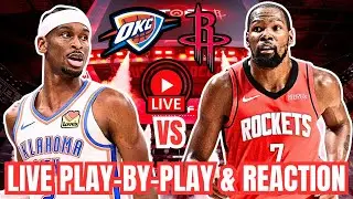 OKC Thunder vs Houston Rockets EN VIVO 🔥 Play by Play | NBA HOY | Partido Imperdible