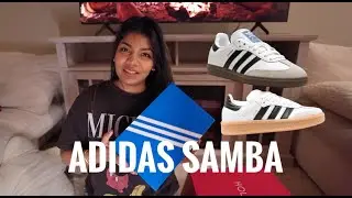 Распаковка женских кроссовок Adidas Samba OG, обзор, размеры | Стоит ли шумиха? Белые кроссовки. Честный обзор.