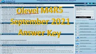 #M4R5 #september 2021 #paper solution #olevel #IOT