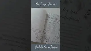 New Prayer Journal! #newbook #journal #faith