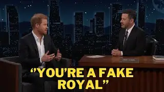 Prince Harry Kicked Off Live TV After Explosive Argument With Jimmy Kimmel