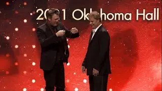 Blake Shelton presenting Scott Hendricks on his induction into the Oklahoma HOF, November 2021